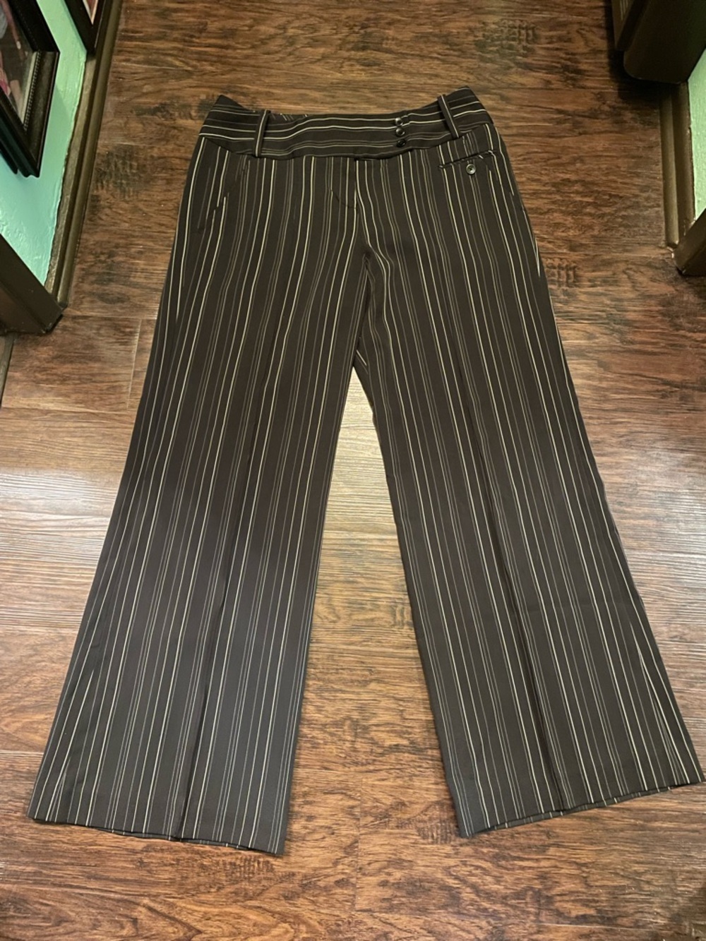Larry Levine Wideleg Stretch- Size 12
